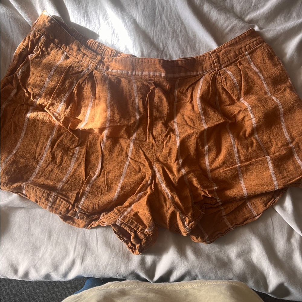 Burnt orange shorts